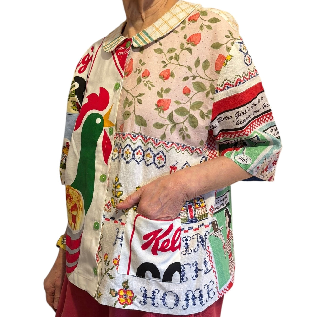 LONGER LENGTH One size tea- shirt “Kelloggs”