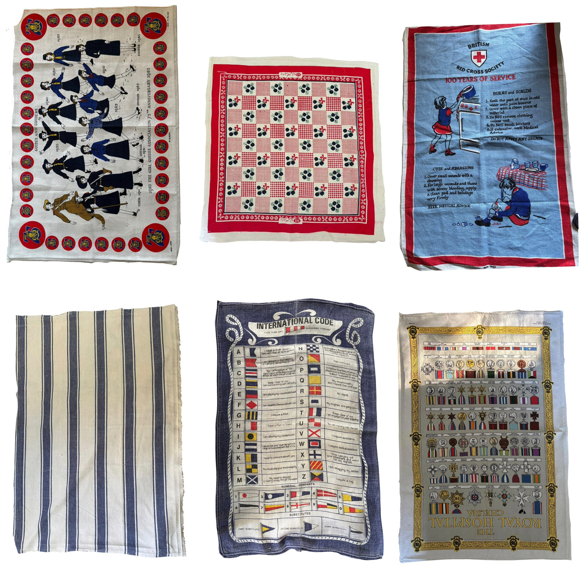Girl Guides, Chelsea Medals, Red Cross and Sailing Signals