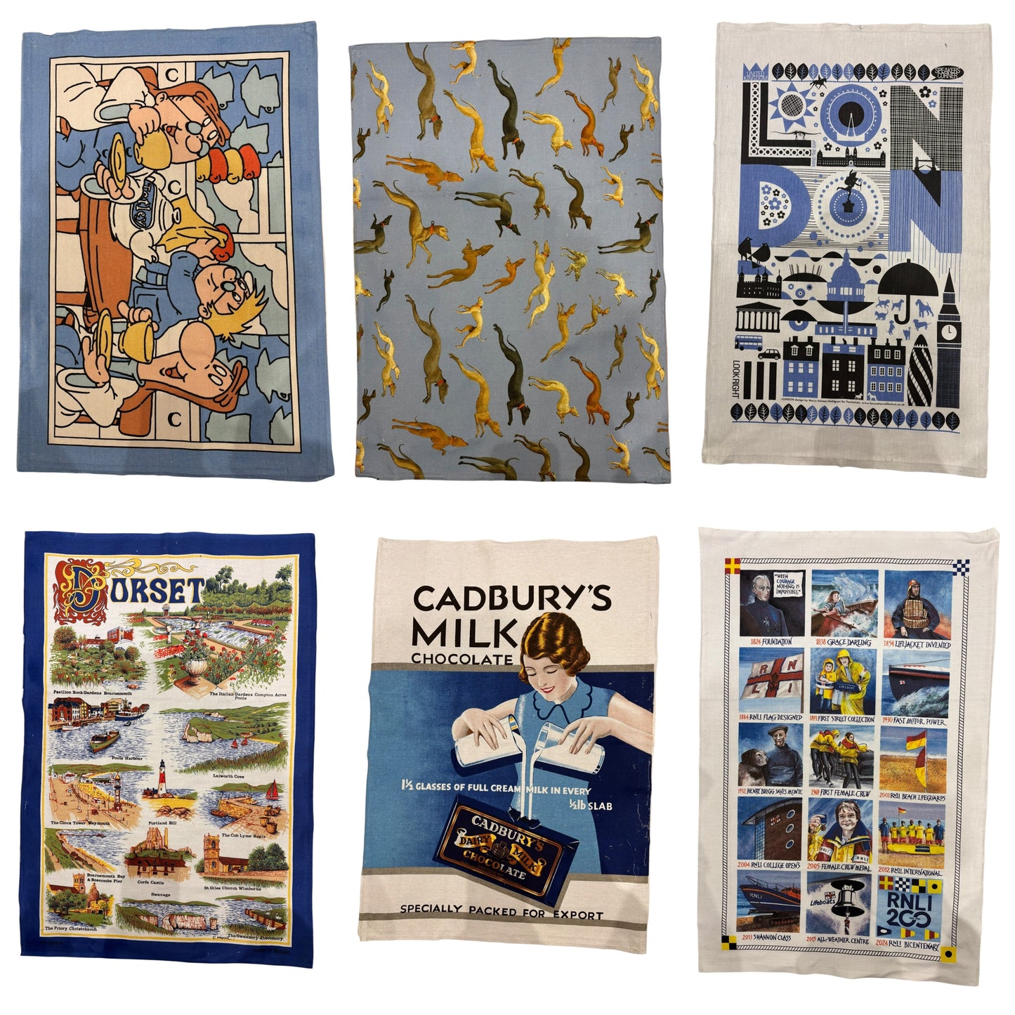 Cadburys, Tetley,RNLI and Lurchers!