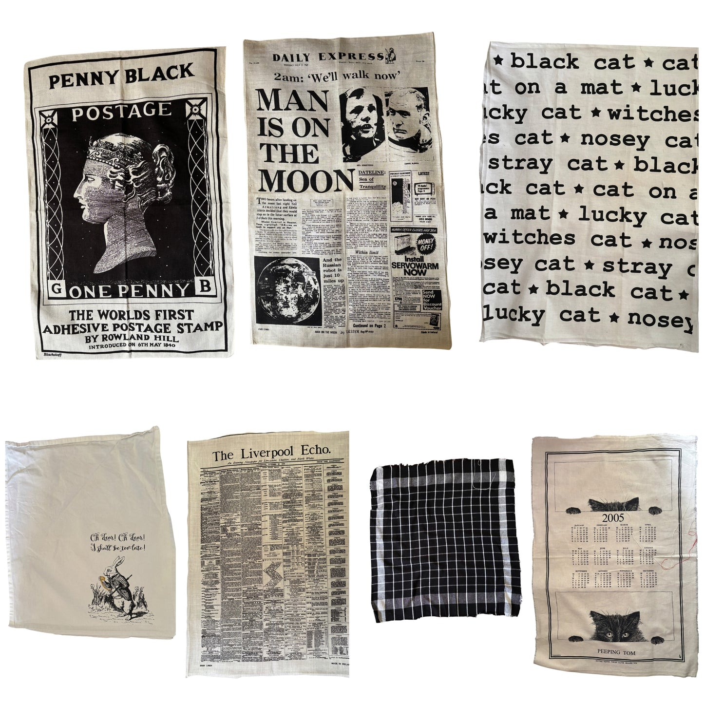 Penny Black, Liverpool Exho, Moon Landing and Peeping Tom