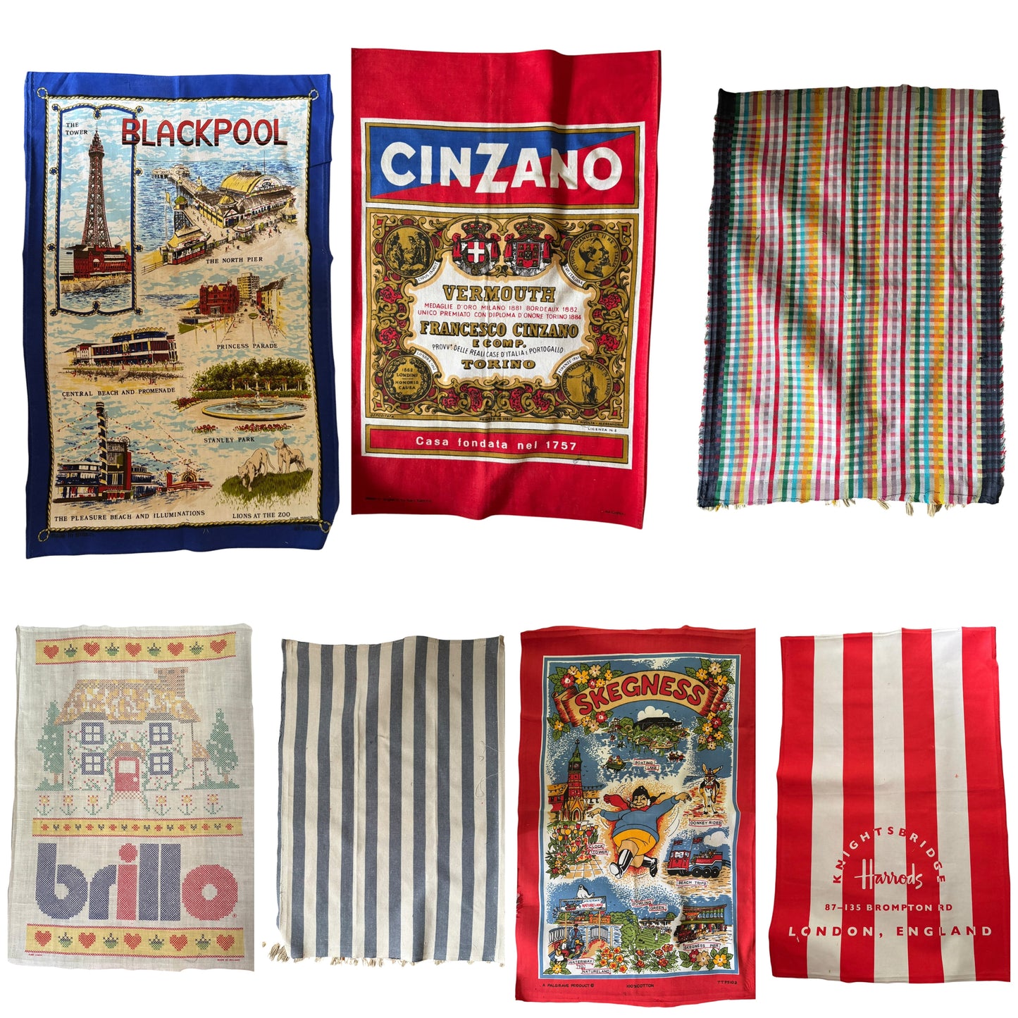 Cinzano, Brillo, Blackpool and Skegness