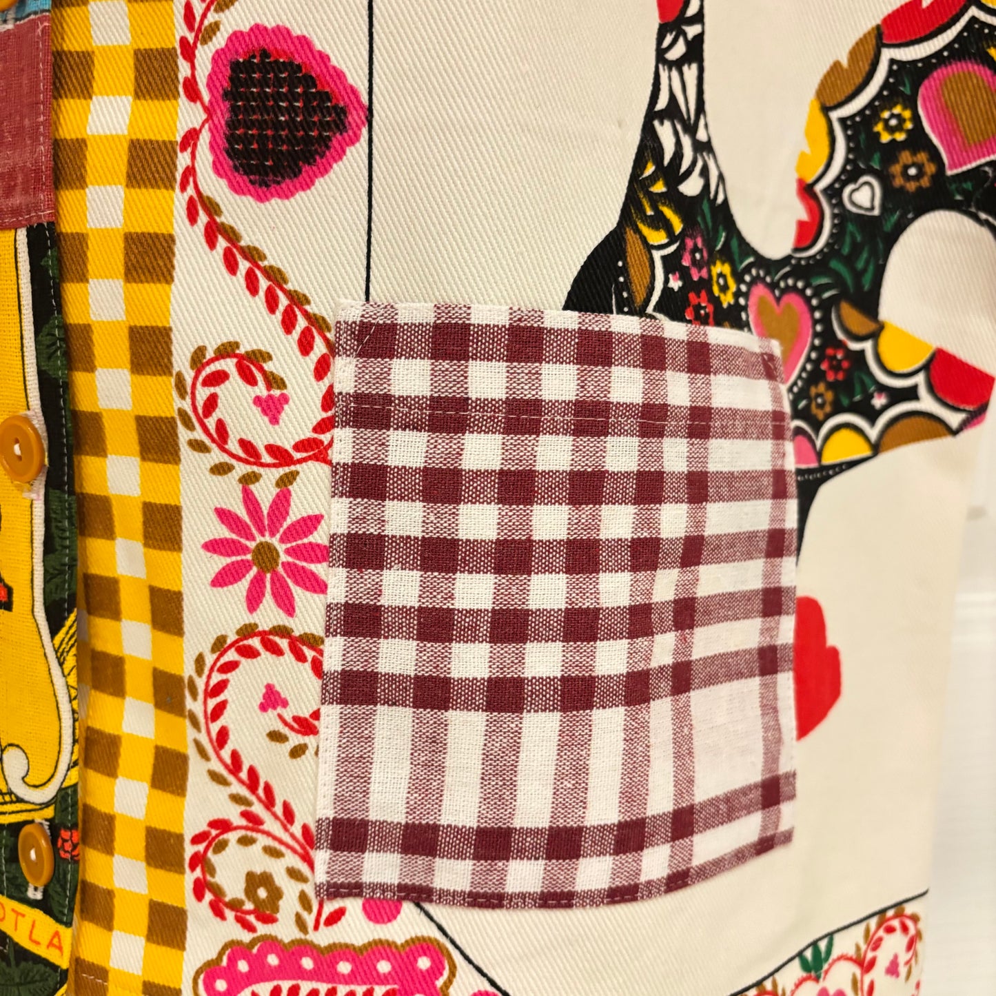 LONGER LENGTH One size tea- shirt “Patent Cornflour”