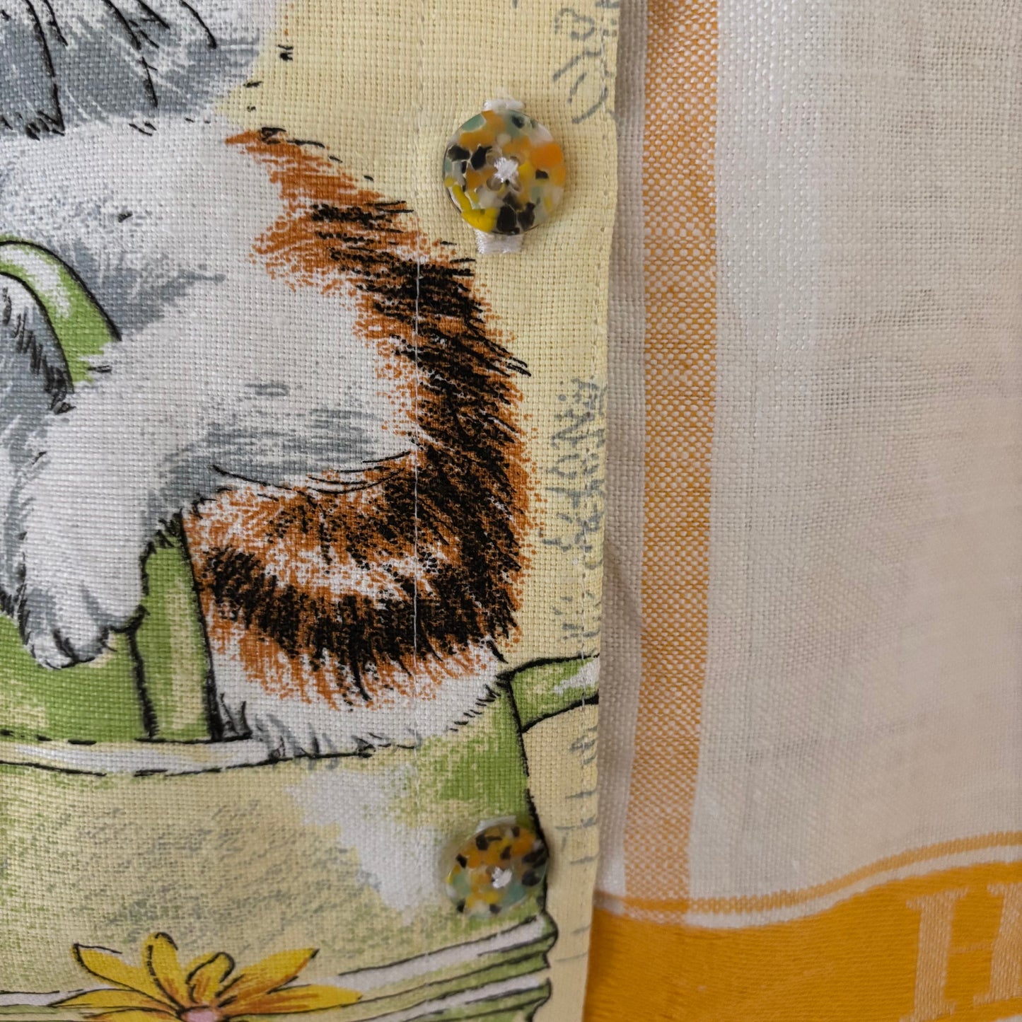 One size tea-shirt “Kittens on V.E. Day”