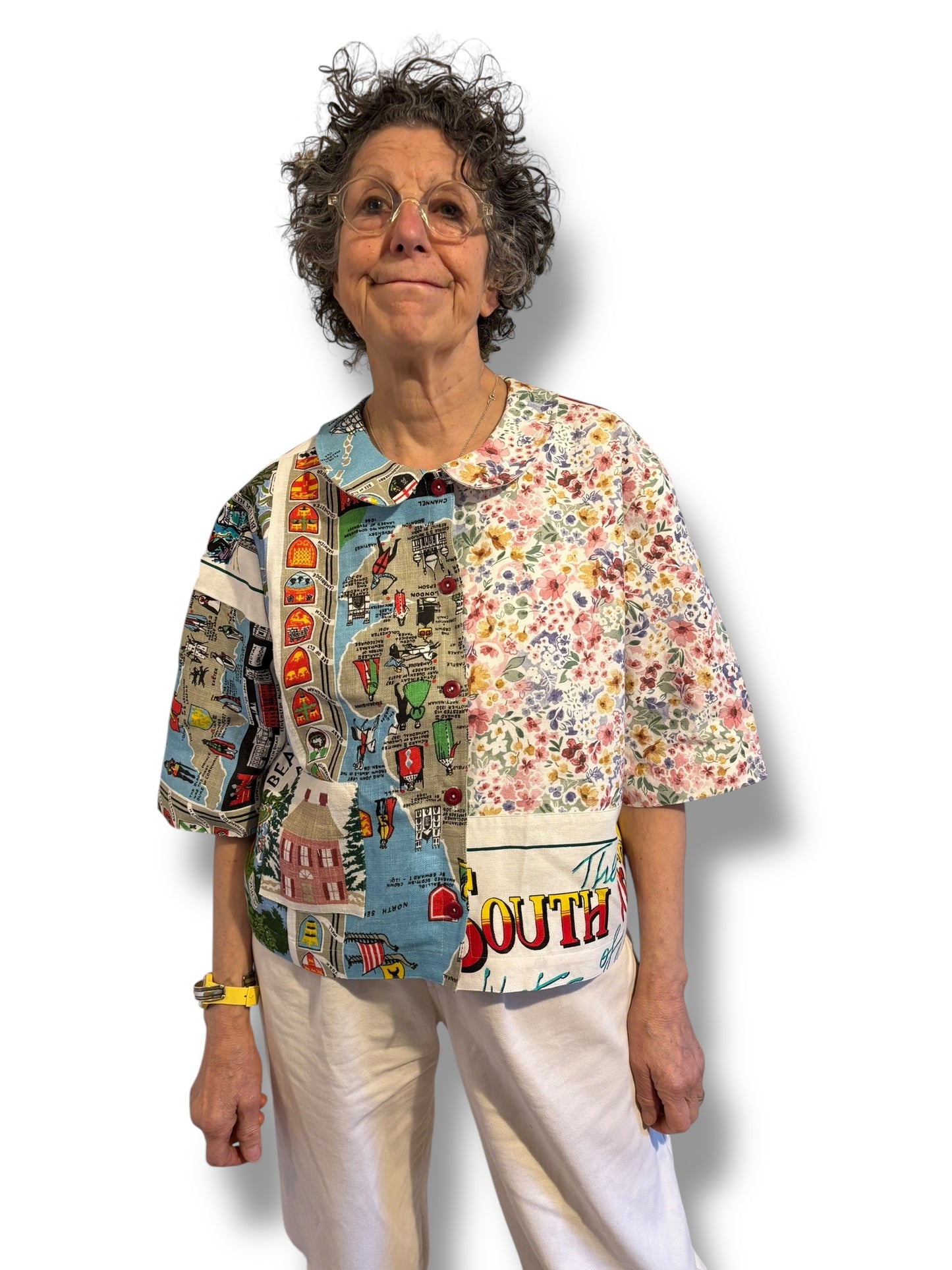 One size tea-shirt “Tourist souvenir U.K. to Australia”