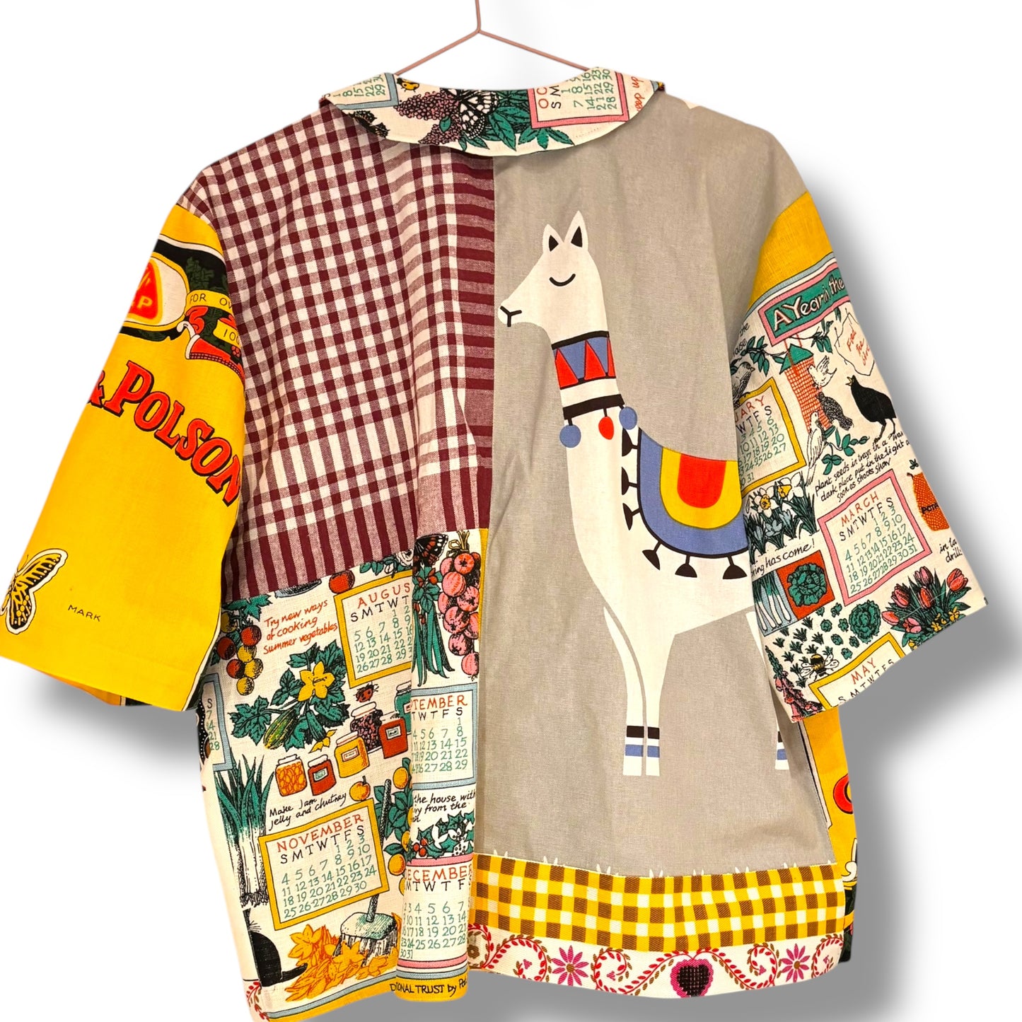 LONGER LENGTH One size tea- shirt “Patent Cornflour”