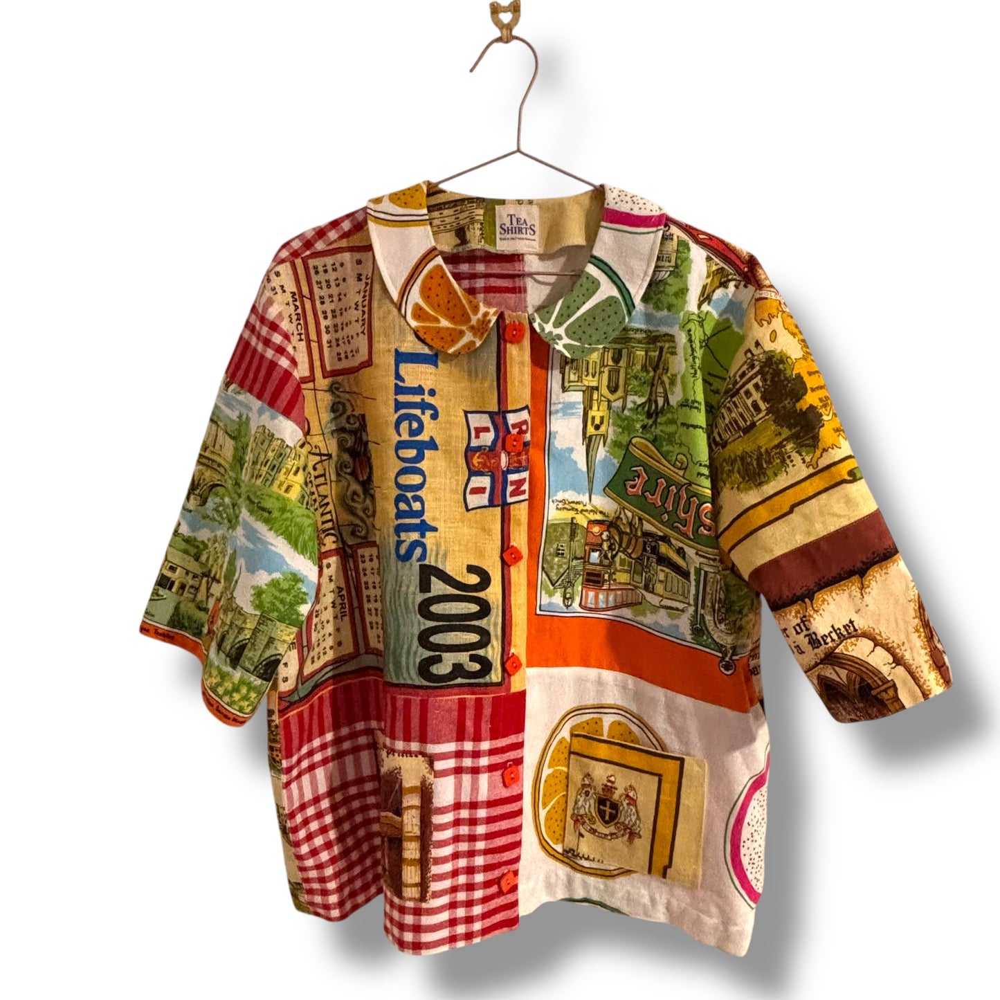 LONGER LENGTH One size tea-shirt “Lifeboats and The Magnificent Seven”