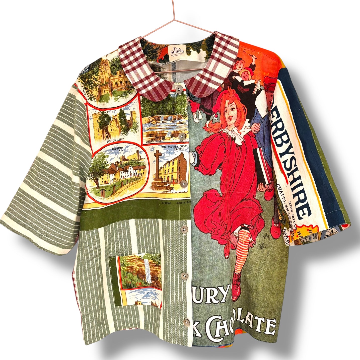 LONGER LENGTH One size tea-shirt “Cadbury Girl”