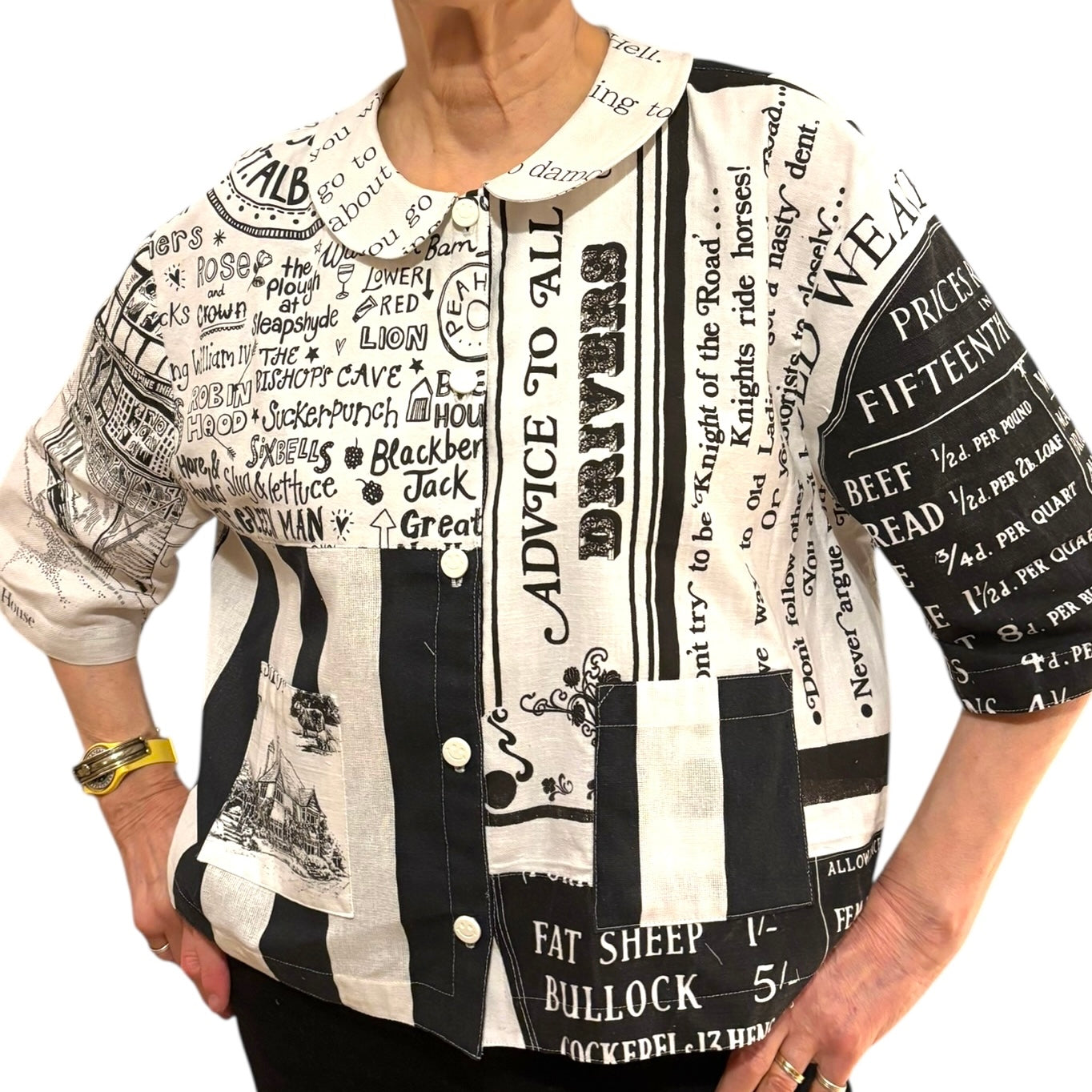 One size Tea-shirt - The Black ‘n White one!