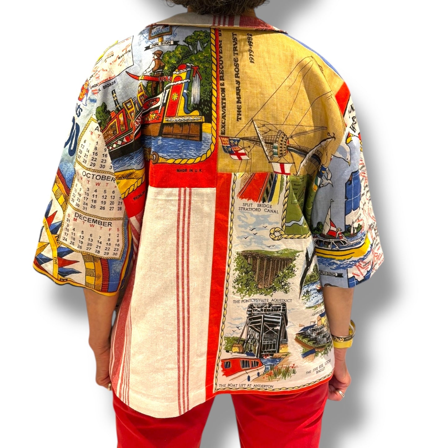 LONGER LENGTH One size tea-shirt “Waterways”