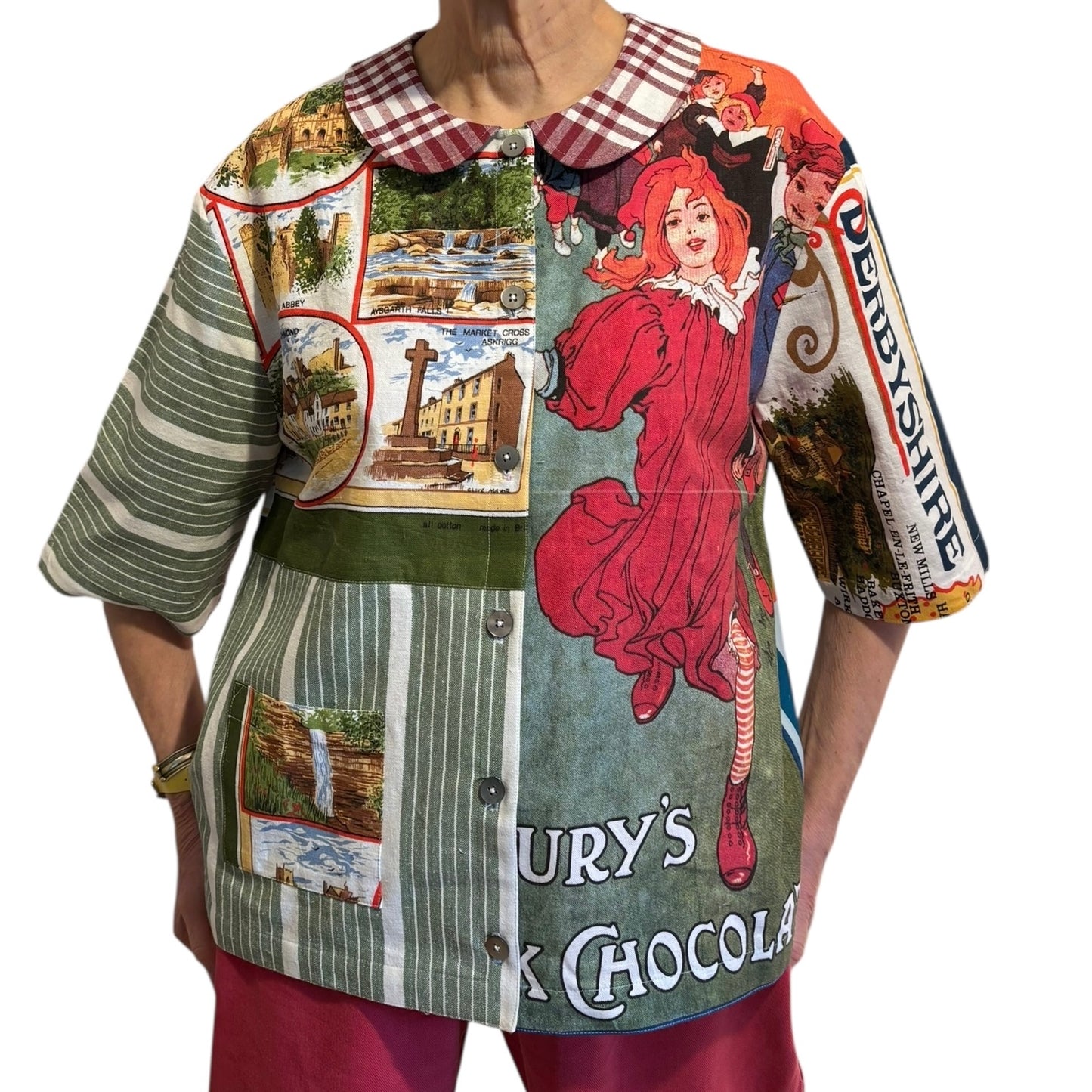 LONGER LENGTH One size tea-shirt “Cadbury Girl”