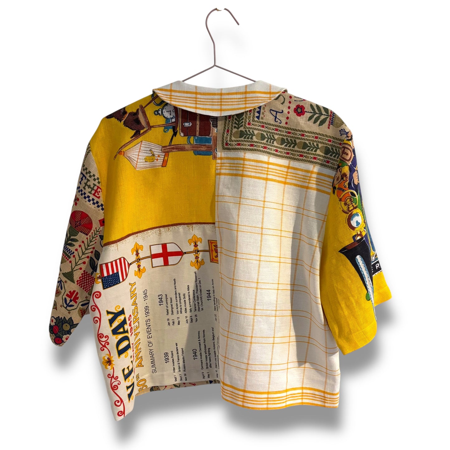 One size tea-shirt “Kittens on V.E. Day”