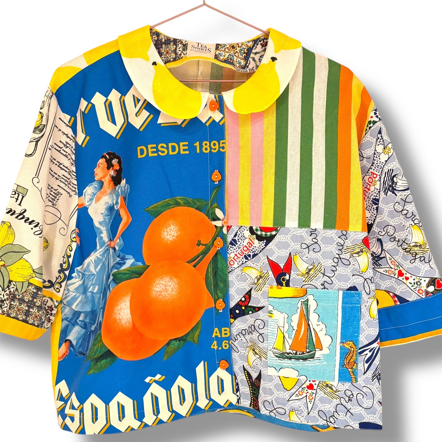 One size tea-shirt “Oranges and Lemons”