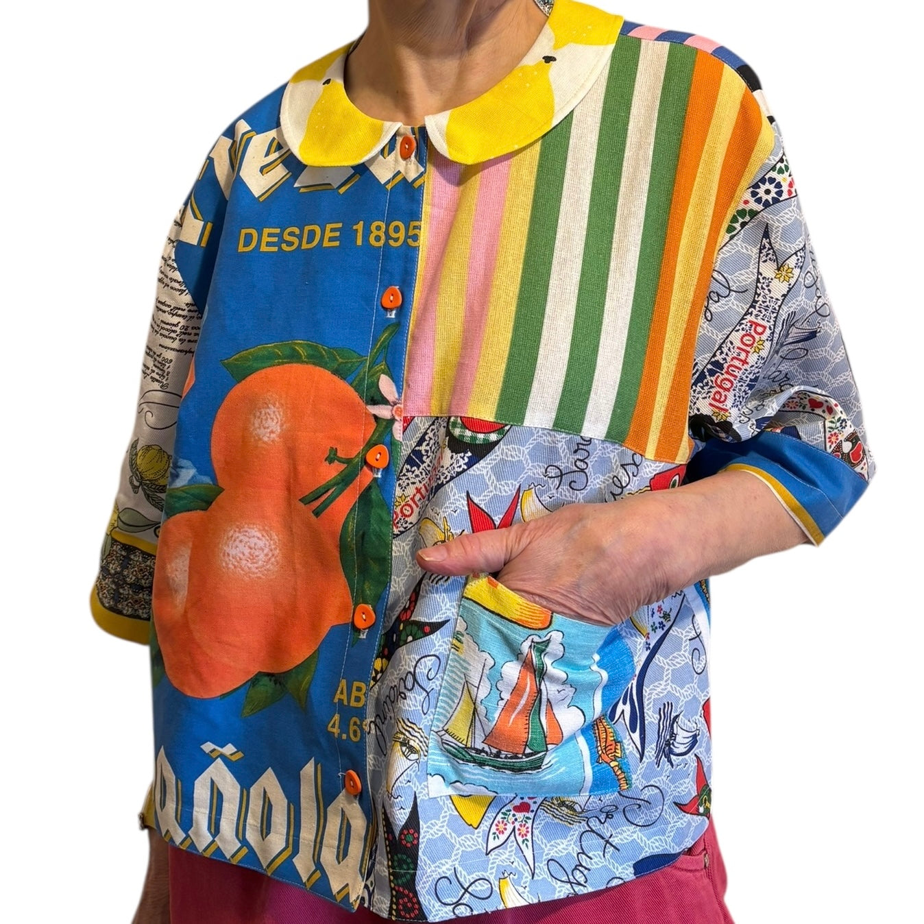 One size tea-shirt “Oranges and Lemons”