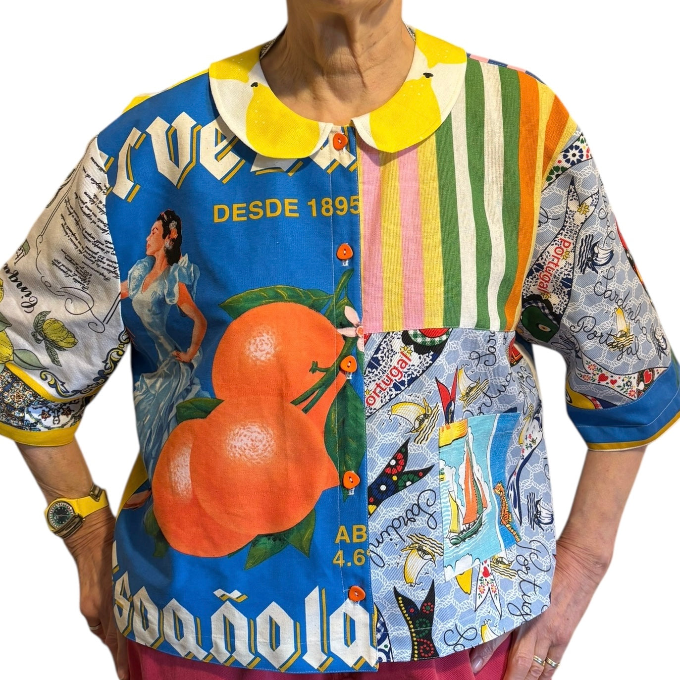 One size tea-shirt “Oranges and Lemons”