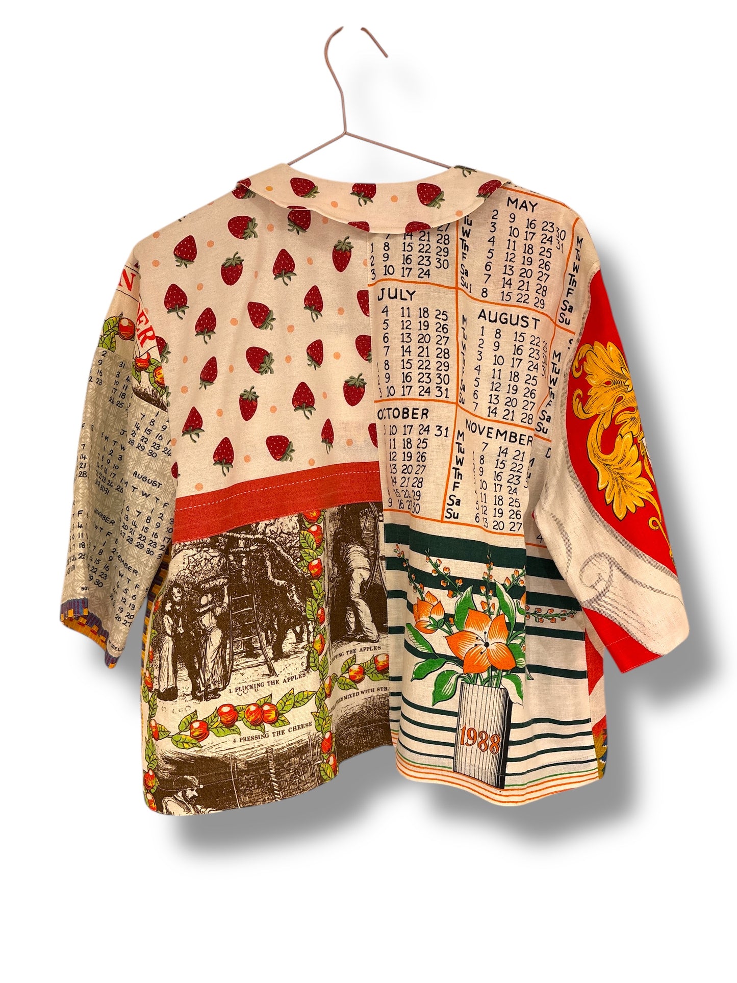 One size tea-shirt “Knights and flowers”