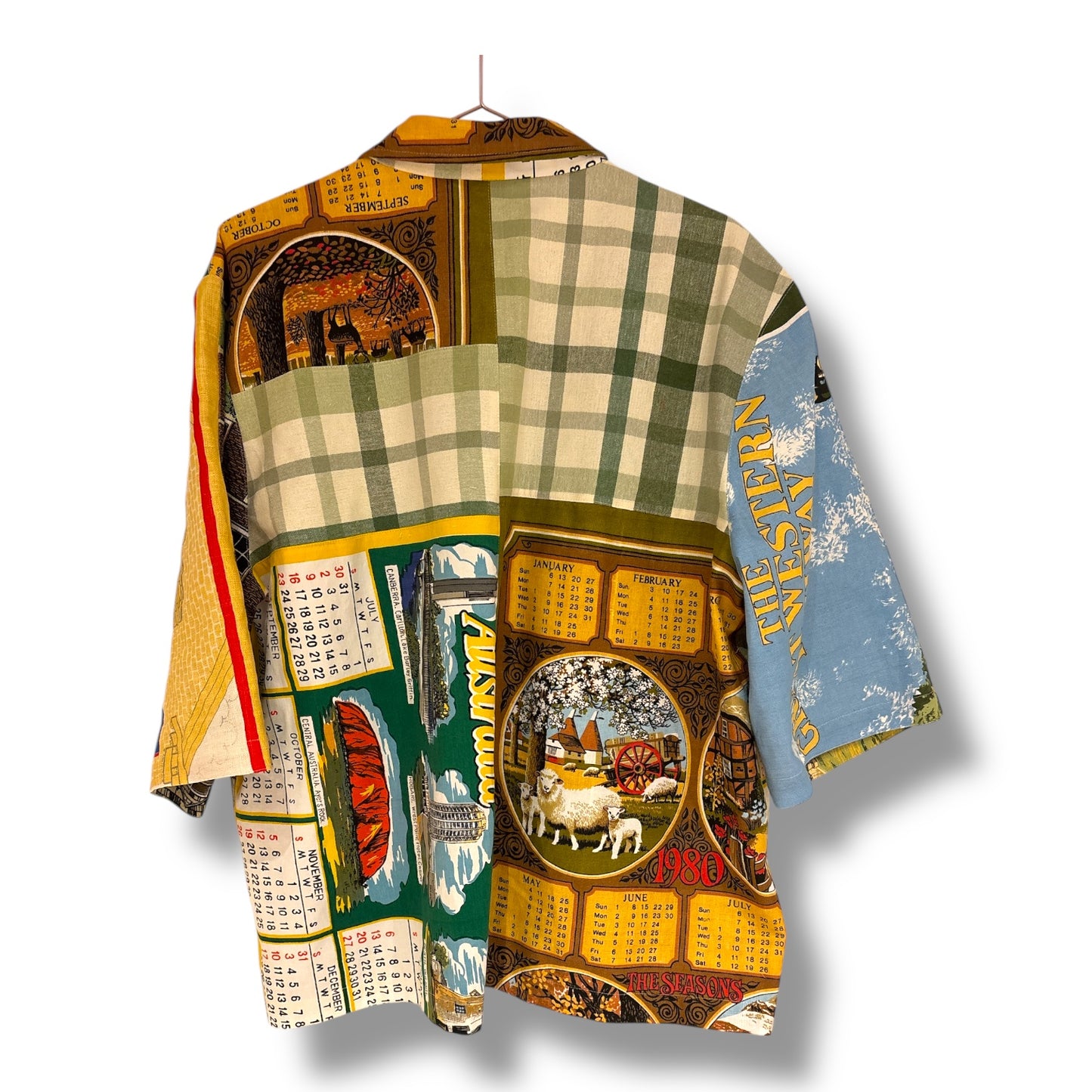 UNISEX styled tea- shirt, longer length and pointed collar - IRONBRIDGE